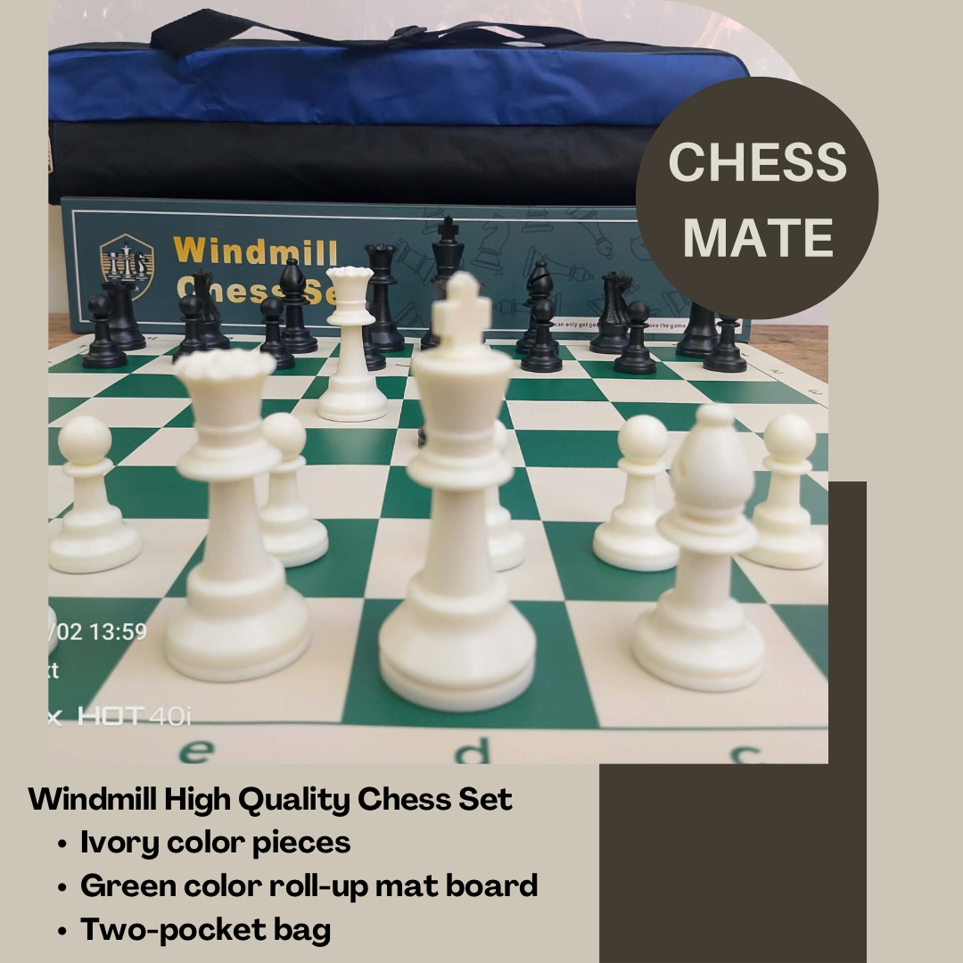 Windmill Tournament Club Weighted Chess set
