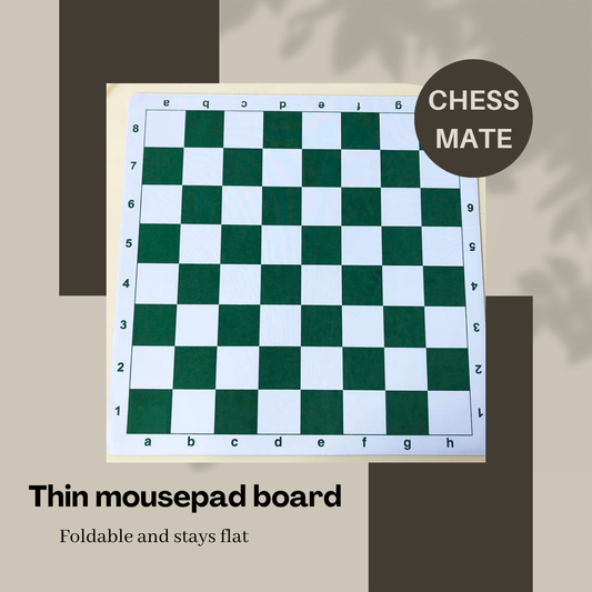 Chessmate ® • Thin Rubber Mousepad Chess Board (board only)
