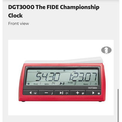 DGT 3000 THE FIDE CHAMPIONSHIP CLOCK