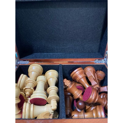 Chessmate • German Knight Classic Wooden Chess Set(Pieces only)