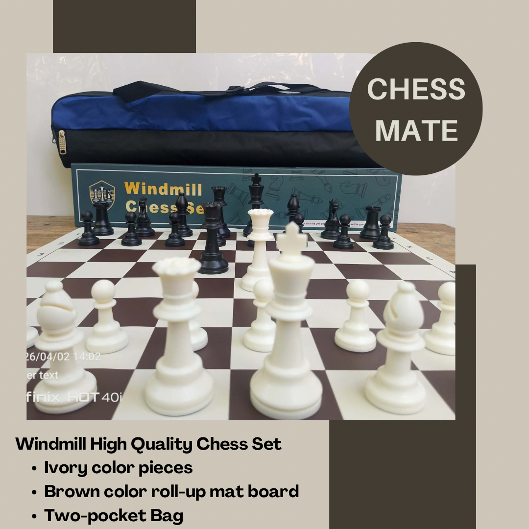 Windmill Tournament Club Weighted Chess set