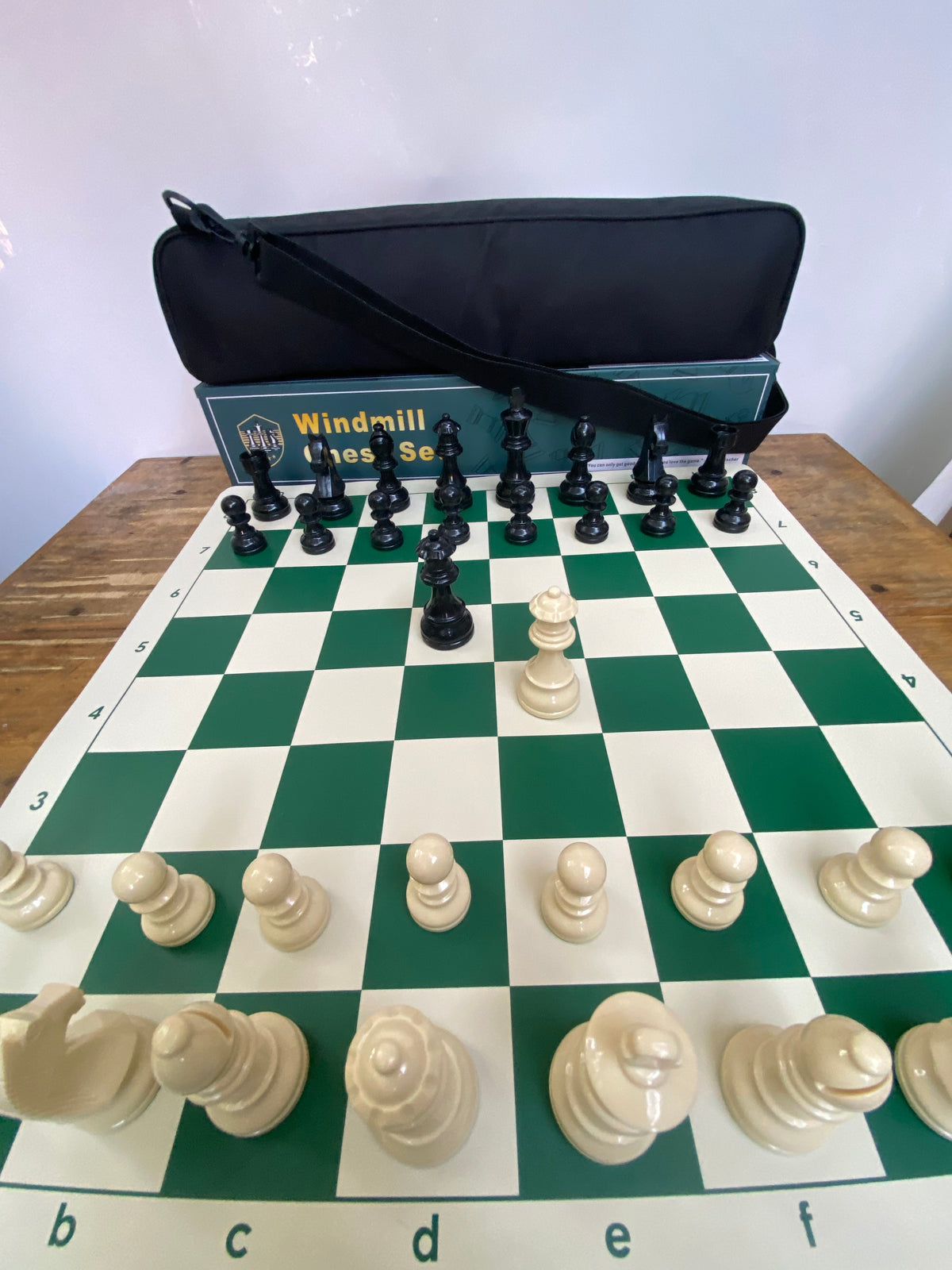 Chessmate • German Knight Weighted Plastic Chess Set