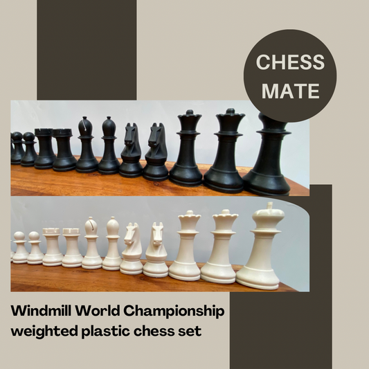 Chessmate • World Championship Weighted Plastic Chess Set