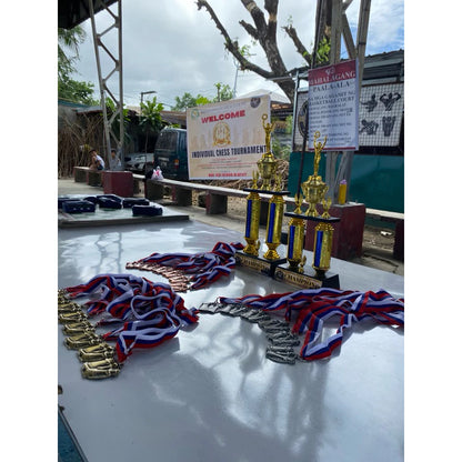 Chess tournament medal set (3 pieces per set)
