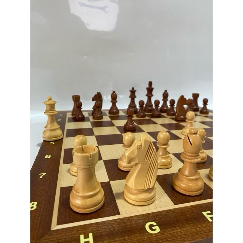 Chessmate • German Knight Classic Wooden Chess Set(Pieces only)