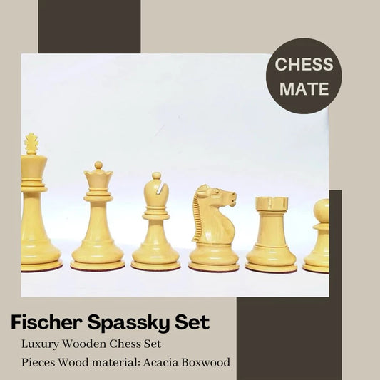 Fischer Spassky Luxury Wooden Chess Set