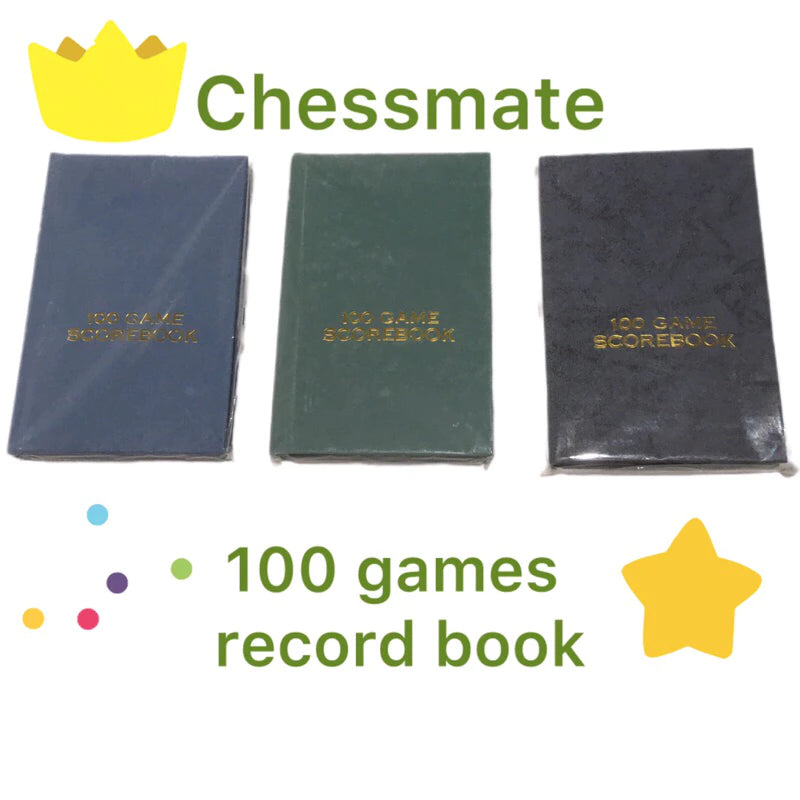 Game record notebook 100 games (Scorebook)