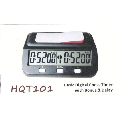 HQT101 Digital Chess Clock with Bonus and Delay functions