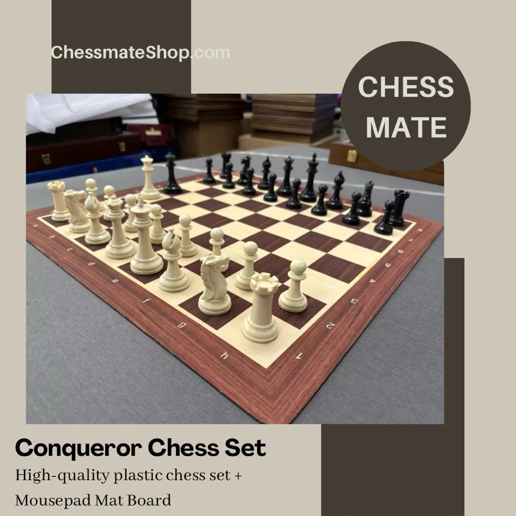 High Quality Conqueror Style Chess Pieces (weighted)