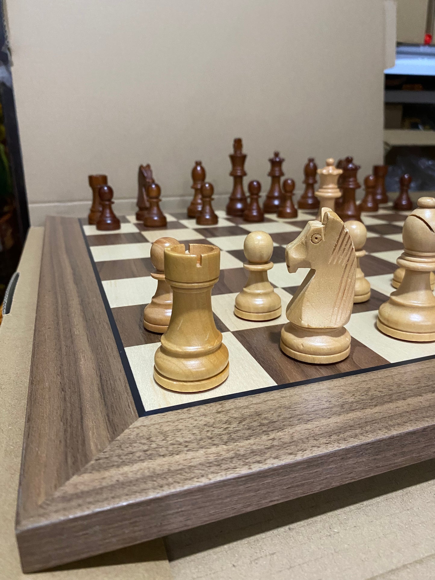 Chessmate • German Knight Classic Wooden Chess Set