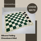 Chessmate • Green Silicone Folding Chessboard Mat