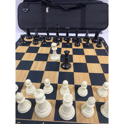 Staunton Premium chess set(pieces + mouse pad board + large nylon bag)