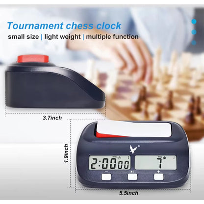 LEAP Digital Chess Timer / Clock (KK9908) - FIDE Approved