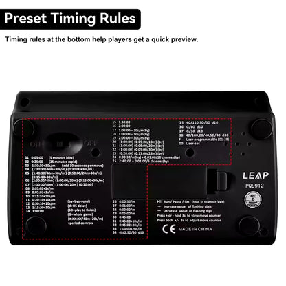 LEAP PQ9912 Digital Chess Clock