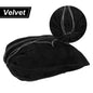 Leap QUALITY VELVET DRAWSTRING CHESS PIECE POUCH - Black