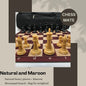 Staunton Heavy Chess Set(Pieces + mouse pad Chess Board + Nylon Bag)