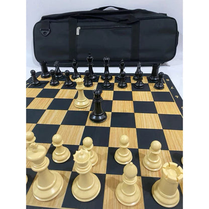 Staunton Premium chess set(pieces + mouse pad board + large nylon bag)