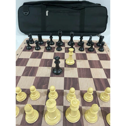 Staunton Premium chess set(pieces + mouse pad board + large nylon bag)