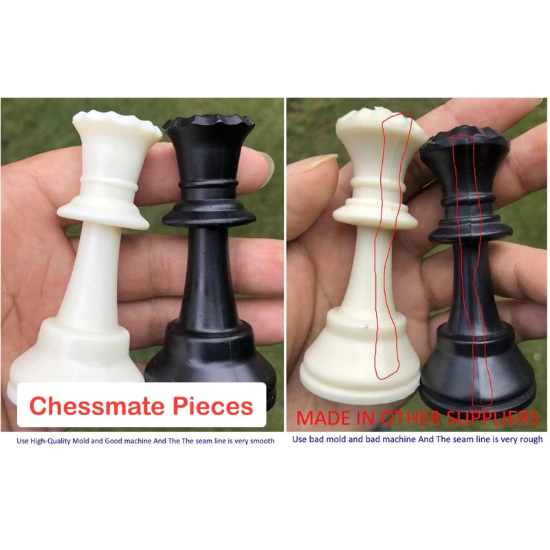 Windmill High Quality Tournament Chess set(Pieces + Mousepad board + bag) - e4