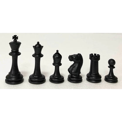 Staunton Emisario Weighted Chess set (chess pieces + mousepad board + Nylon tube bag)
