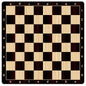 Wood Grain Rubber Mousepad Chess Board