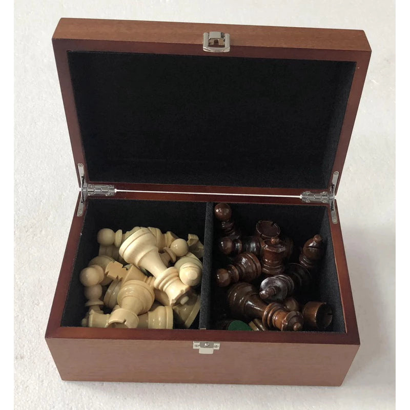 Wooden Chess Box for Chess Pieces