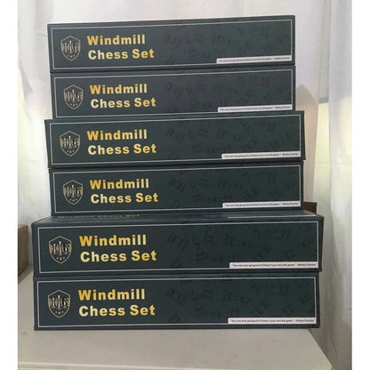 Windmill High Quality Tournament Chess set(Pieces + Mousepad board + bag) - e4