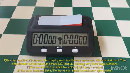 HQT101 Digital Chess Clock with Bonus and Delay functions