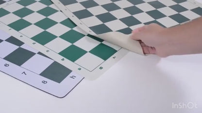 Chessmate • Green Silicone Folding Chessboard Mat