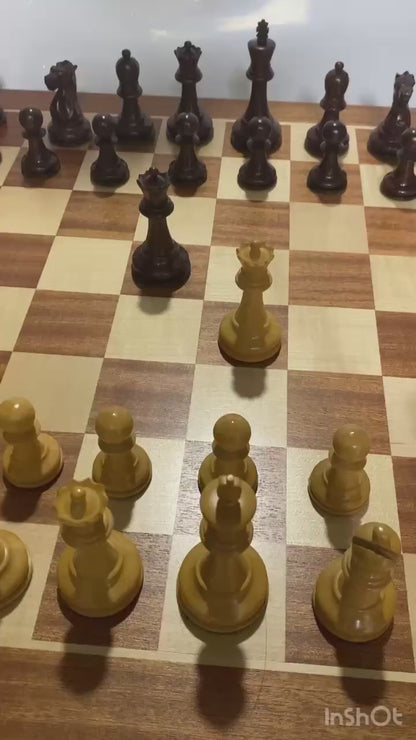 Fischer Spassky Luxury Wooden Chess Set
